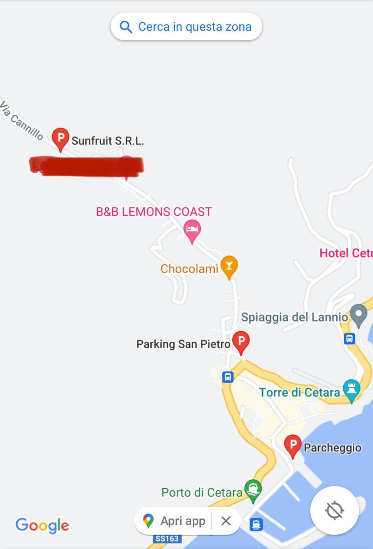 B&B Lemons Coast Cetara Buitenkant foto